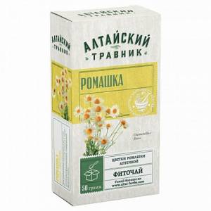 Ромашка цветки фиточай Алтайский травник GreenSide 50г