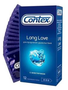 Презерватив Contex Long Love продлевающий 12шт