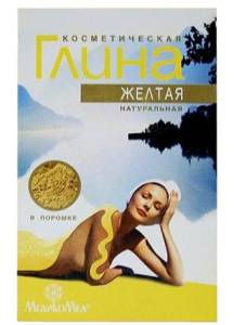 Глина космет. желтая медикомед 100г