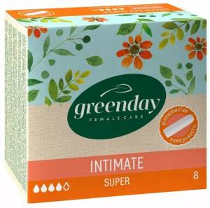 Тампоны Green Day Super intimate 8шт